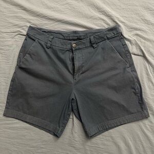 Lululemon GOOD condition Commission Short Men size 32 Grey-Blue 6.5” inseam